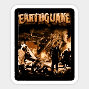 When the Ground Trembles Disaster Strikes in Earthquakes Sticker